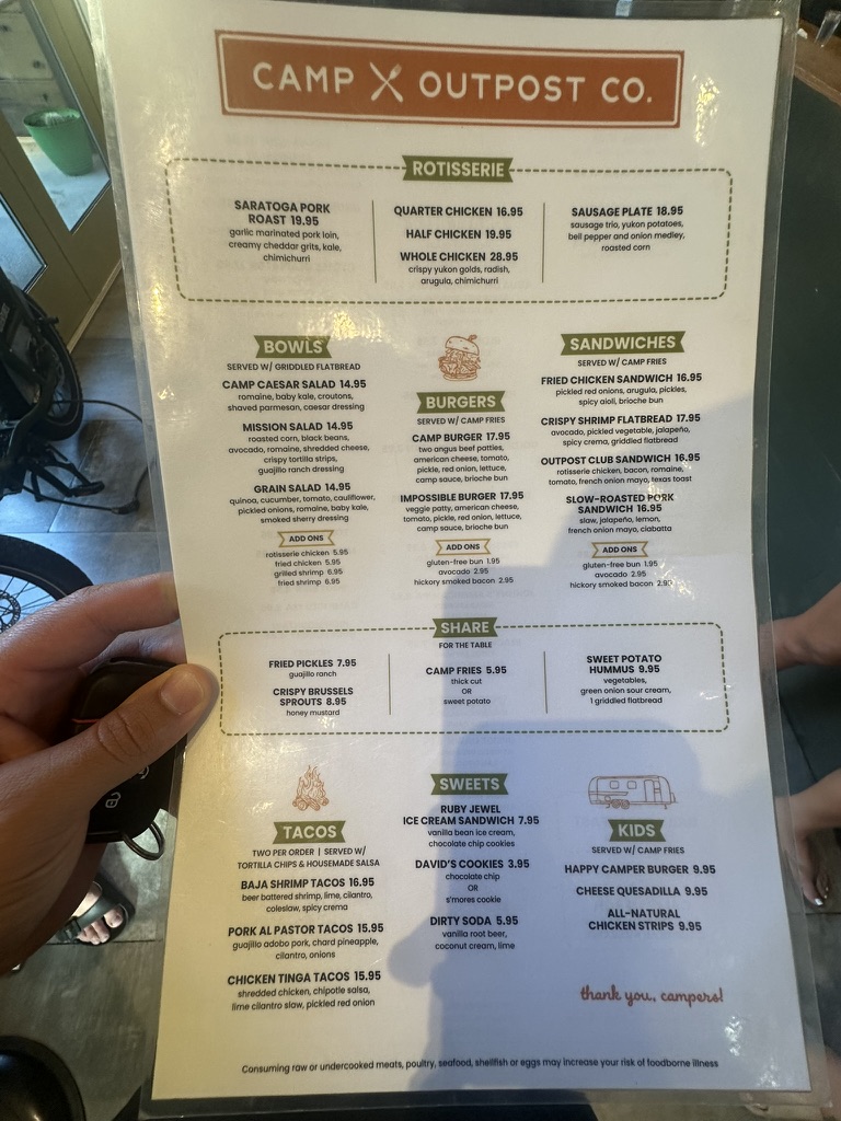 Camp Outpost Menu - Image 2